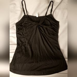 Black Dressfo spaghetti strap top, size 6